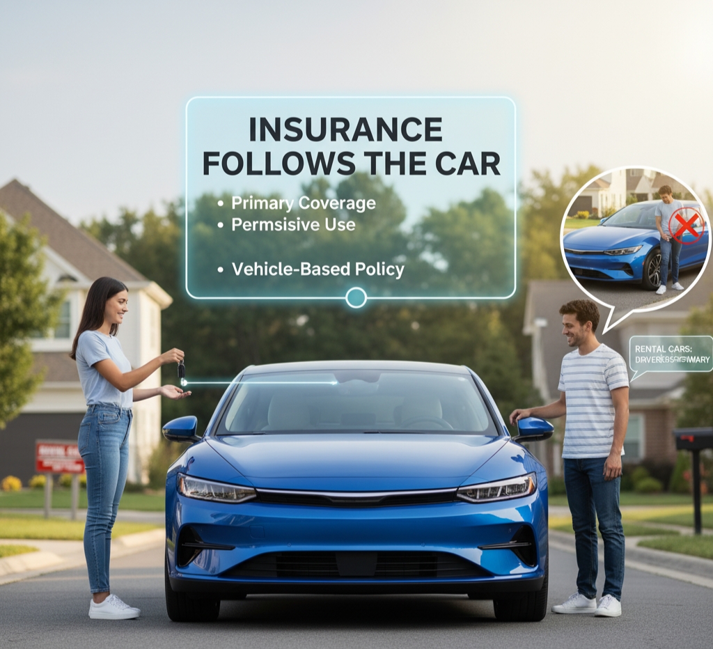 Does Insurance Follow the Car or the Driver?