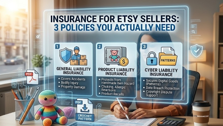 Insurance for Etsy Sellers: The 3 Policies You Actually Need (Before It’s Too Late)